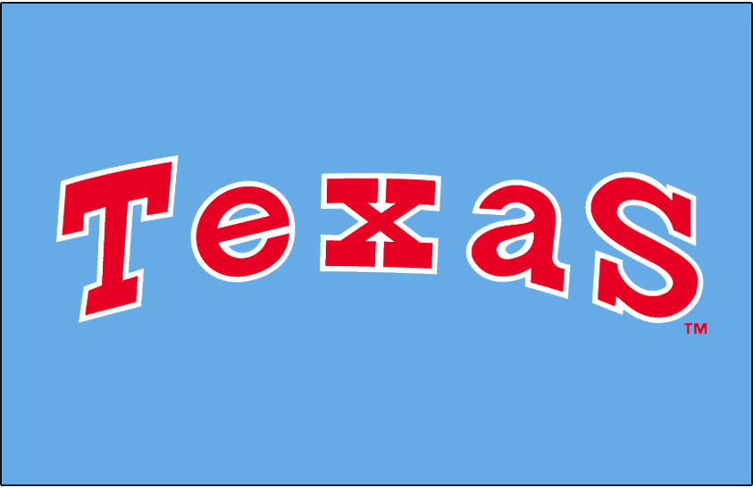 Texas Rangers 1976-1982 Jersey Logo DIY iron on transfer (heat transfer)